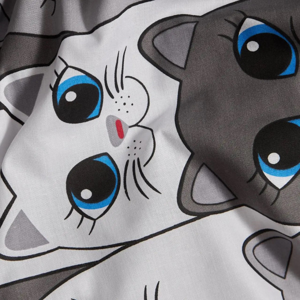 Фото - Комплект постільної білизни Moon&Star Бязь Gold Люкс Furry Friends 200х220 нав. 70х70 см 2 шт. (MS-890000281)