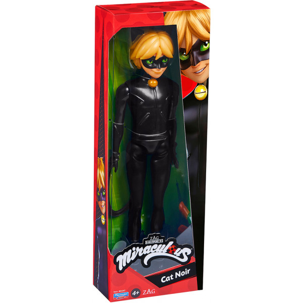 Фото - Колекційна фігурка Miraculous Леді Баг та Супер-Кіт серії Basic - Супер-Кіт 26 см (50262)
