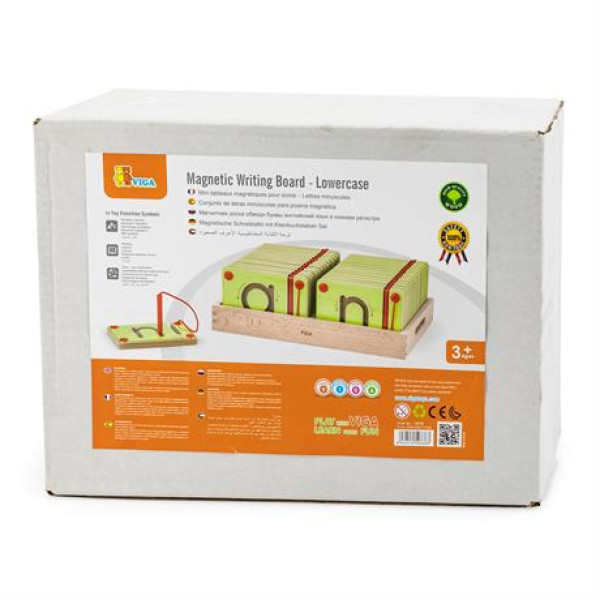 Фото - Бізіборд-дошка Viga Toys Вчимося писати англійські малі літери (50338)