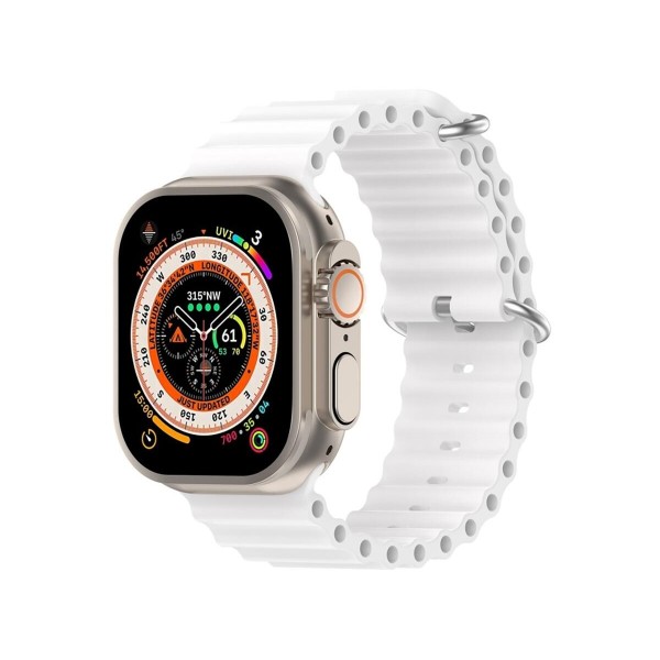 Фото - Ремінець для смарт-годинника ArmorStandart Ocean Band for Apple Watch 42 (Series 11-10)/41/40/38 White (ARM74242)