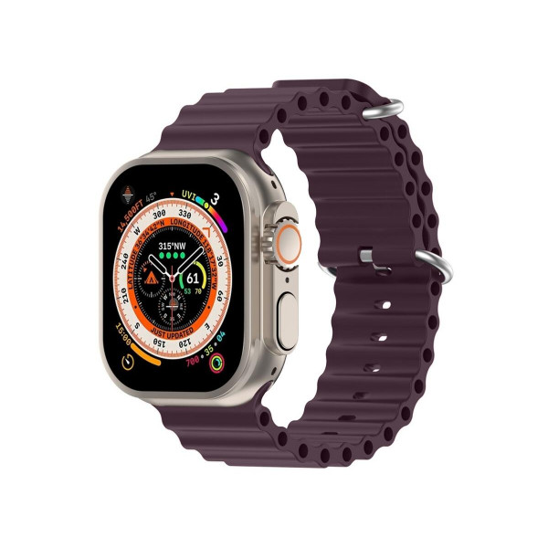 Фото - Ремінець для смарт-годинника Armorstandart Ocean Band for Apple Watch All Series 42/44/45/49mm Berry purple (ARM74243)