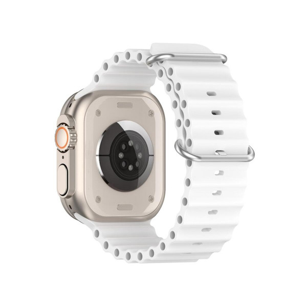 Фото - Ремінець для смарт-годинника Armorstandart Ocean Band for Apple Watch All Series 42/44/45/49mm White (ARM74249)