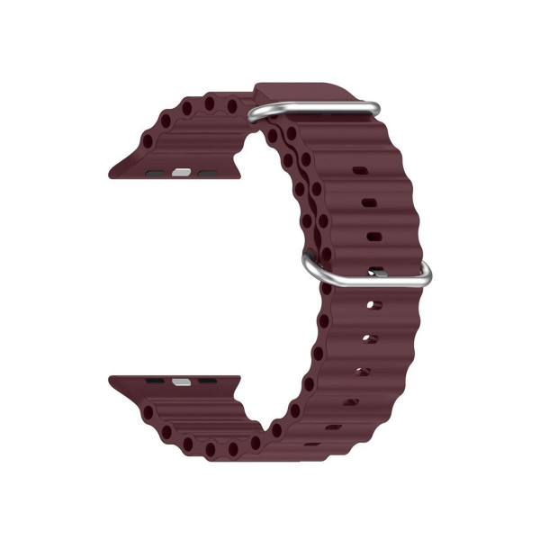 Фото - Ремінець для смарт-годинника Armorstandart Ocean Band for Apple Watch All Series 42/44/45/49mm Wine Red (ARM74250)