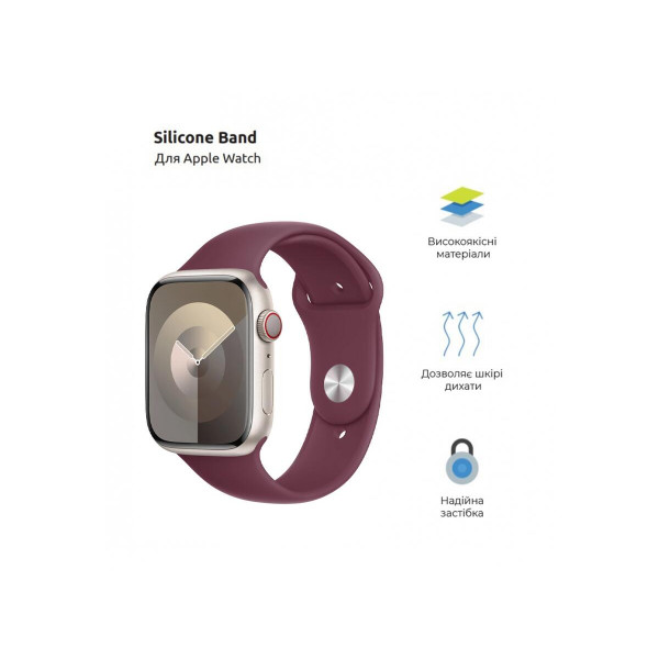 Фото - Ремінець для смарт-годинника Armorstandart for Apple Watch 38/40/41mm Plum 3 шт. (ARM74258)