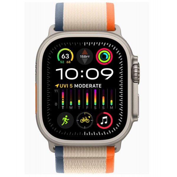 Фото - Ремінець для смарт-годинника Armorstandart Trail Loop for Apple Watch All Series 42/44/45/49mm Orange Beige (ARM74231)