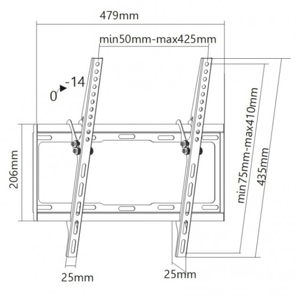 Фото - Крепление для телевизора UniBracket BZ 01-41  26''-55''