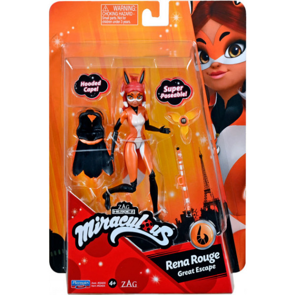 Фото - Колекційна фігурка Miraculous "Леді Баг і Супер-Кіт" S2 Рена Руж з аксесуарів 12 см (50404)