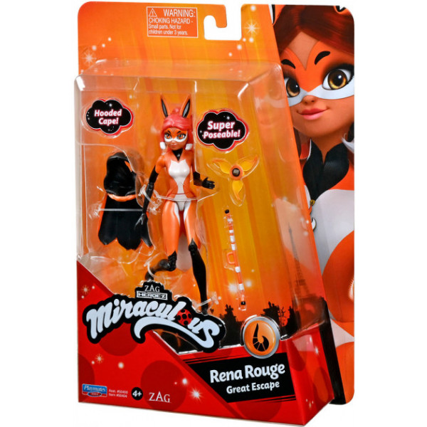 Фото - Колекційна фігурка Miraculous "Леді Баг і Супер-Кіт" S2 Рена Руж з аксесуарів 12 см (50404)