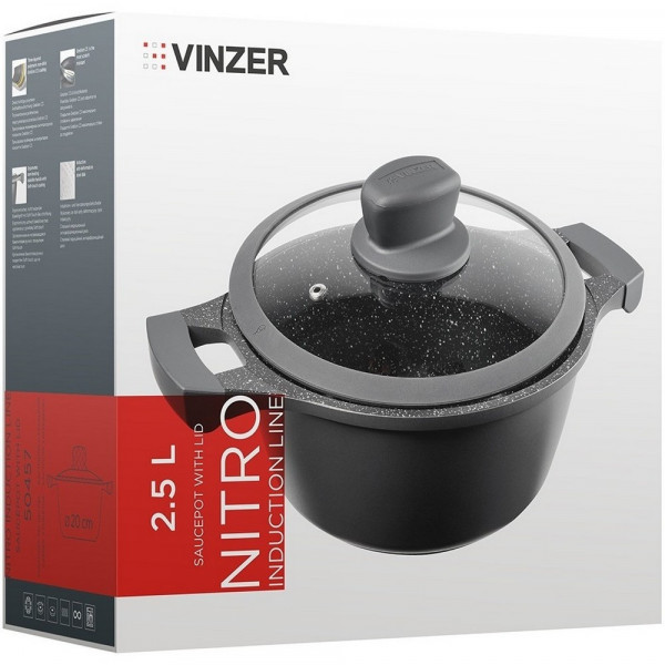 Фото - Кастрюля Vinzer Nitro Induction Line 2.5 л (50457)