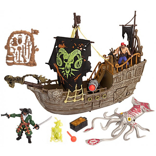 Фото - Набір ігрових фігурок Chap Mei "Пірати" The Witch Pirate Ship (505211)