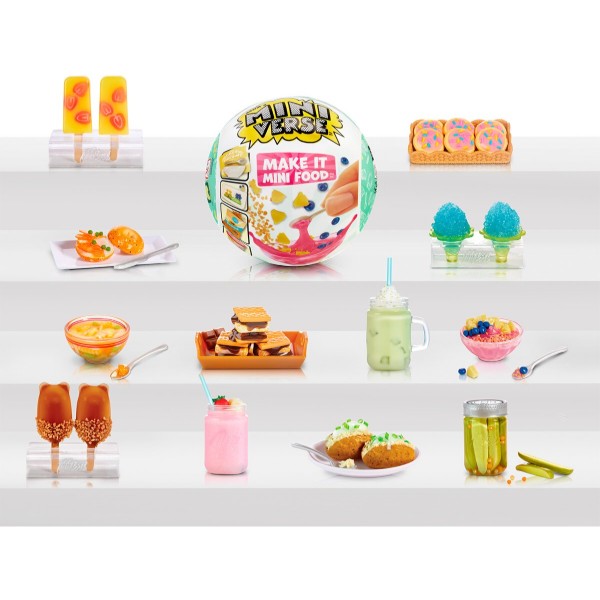 Фото - Набор игровых фигурок MGA's Miniverse "Mini Food 3" - СОЗДАЙ КАФЕ (в ассорт., в диспл.) (505396)