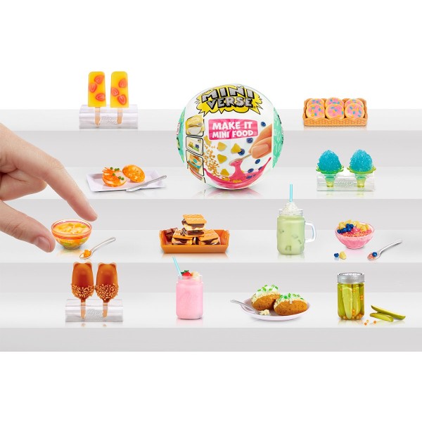 Фото - Набор игровых фигурок MGA's Miniverse "Mini Food 3" - СОЗДАЙ КАФЕ (в ассорт., в диспл.) (505396)