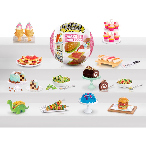 Фото - Набір ігрових фігурок MGA's Miniverse "Mini Food 3" - СТВОРИ ВЕЧЕРЮ (в асорт., в дисплеї) (505419)