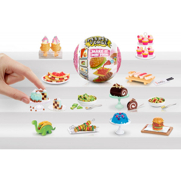 Фото - Набір ігрових фігурок MGA's Miniverse "Mini Food 3" - СТВОРИ ВЕЧЕРЮ (в асорт., в дисплеї) (505419)