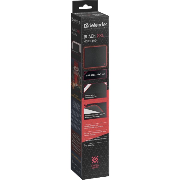 Фото - Коврик для мыши игровой Defender Black XXL (50559)