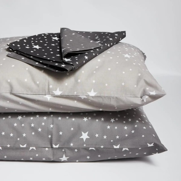 Фото - Комплект постільної білизни Moon&Star Бязь Gold Люкс Night Sky 200х220 нав. 70х70 см 2 шт. (MS-890000401)