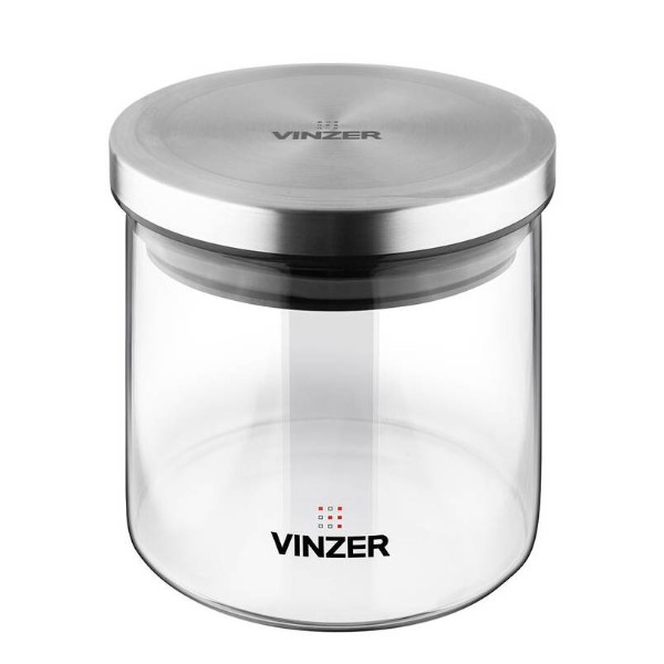 Фото - Емкость для сыпучих Vinzer 0.5 л (50733)