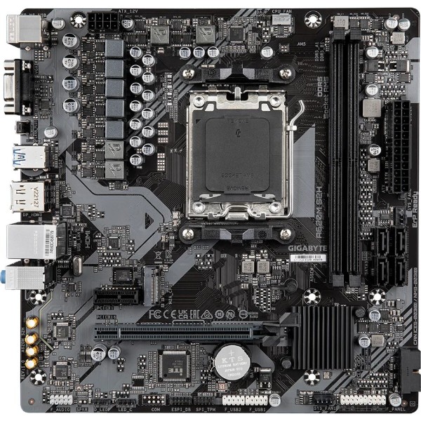 Фото - Материнська плата Gigabyte A620M S2H