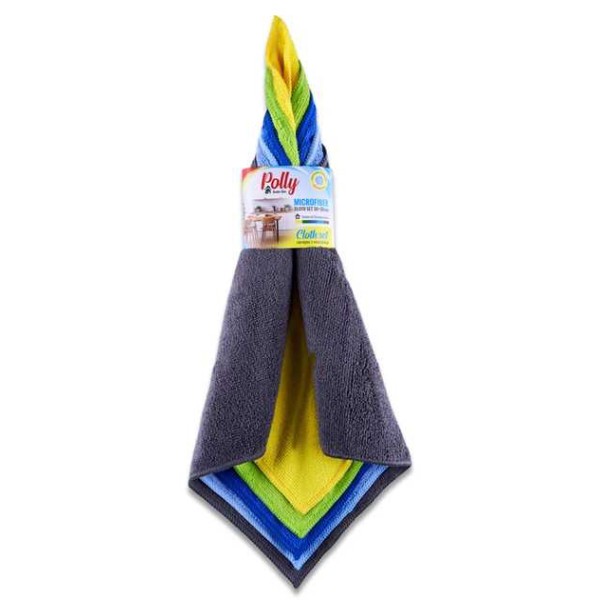 Фото - Набор салфеток POLLY из микрофибры 30х30 см 5 шт. (PO20250)