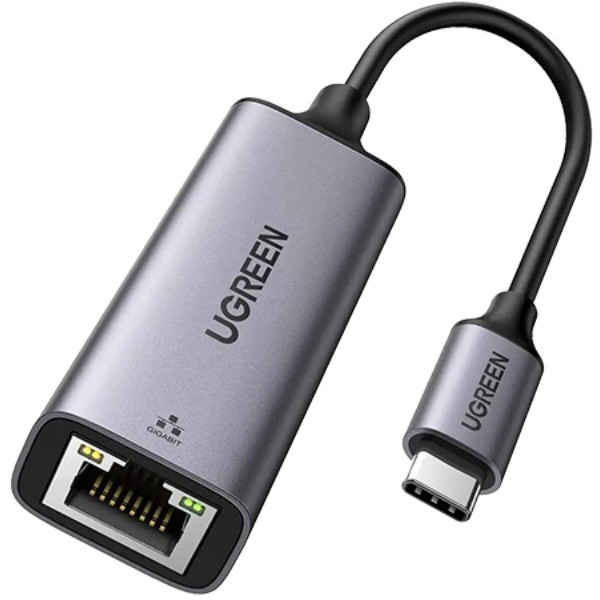 Фото - Переходник USB-C - Ethernet UGREEN CM199 USB 3.1 Type-C Ethernet RJ45 (50737)