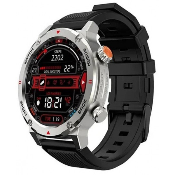 Фото - Смарт-годинник Imiki D2 Silver Silicone Strap