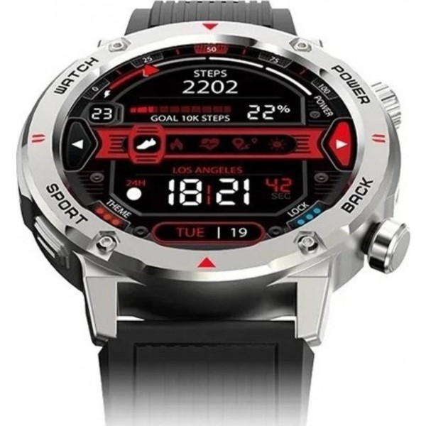 Фото - Смарт-годинник Imiki D2 Silver Silicone Strap