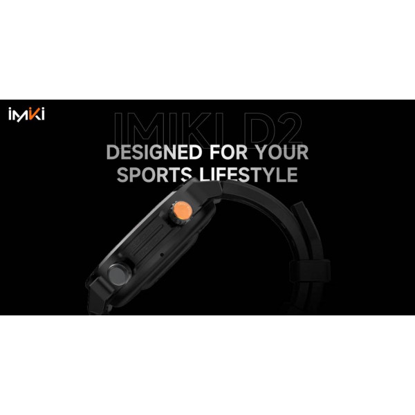 Фото - Смарт-годинник Imiki D2 Silver Silicone Strap