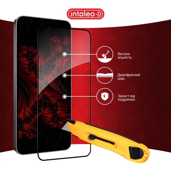Фото - Защитное стекло для смартфона Intaleo 3D 9H для Samsung Galaxy S24 FE Black (1283126594854)