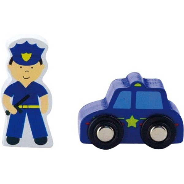Фото - Набор игровых фигурок Viga Toys к ж/д Полицейский участок (50814)