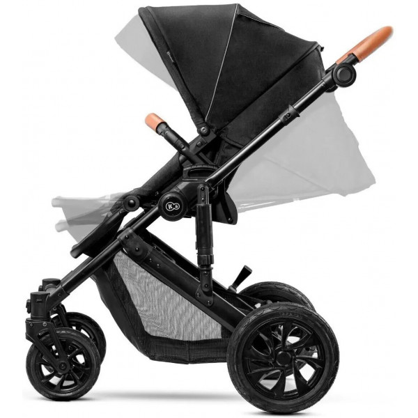 Фото - Коляска универсальная 2 в 1 Kinderkraft Prime Black + MommyBag (KKWPRIMBKMB200)