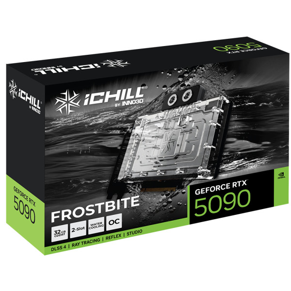 Фото - Відеокарта Inno3D GeForce RTX5090 ICHILL FROSTBITE (C50903-32D7X-1759FB)