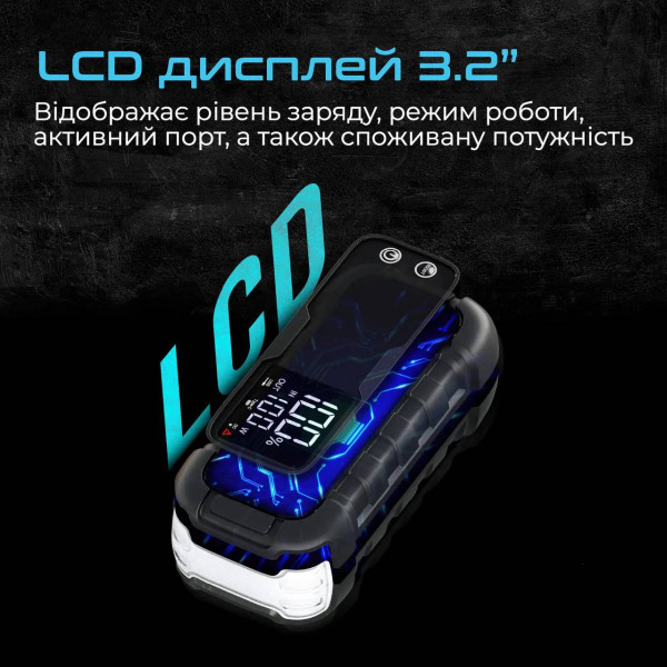 Фото - Пускозарядний пристрій Promate 1000A/2000A УМБ 20000mAh (sparktank-20)