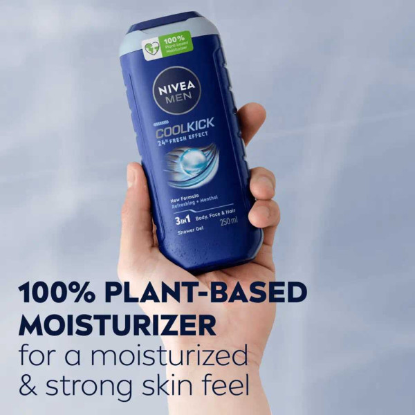 Фото - Гель для душу NIVEA COOL KICK  3в1 250 мл