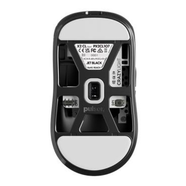 Фото - Мышь беспроводная игровая Pulsar X2 CrazyLight Black (PX2CL107)