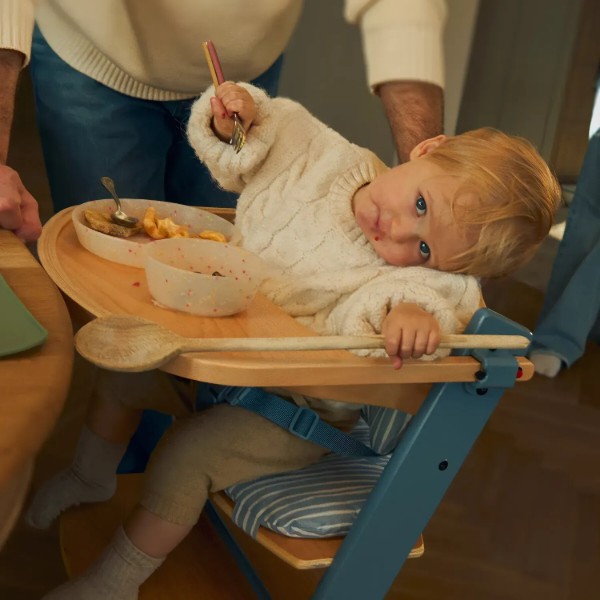 Фото - Стільчик для годування класичний Kinderkraft Enock Nordic Breeze (KHENOC00NOR0000)