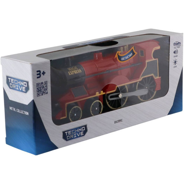Фото - Залізничний потяг TechnoDrive ЧАРІВНИЙ ЕКСПРЕС (світло, звук) (510603.270)