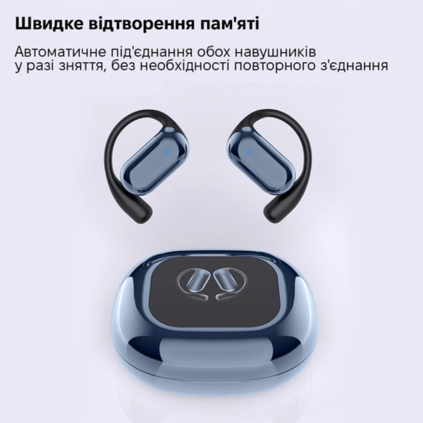 Фото - Навушники вкладиші бездротові TWS INSPIRE YYK Q16S pro blue