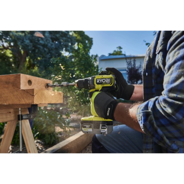 Фото - Дриль-шуруповерт Ryobi ONE+ HP RDD18X1-0 18В (5133006630) без АКБ та ЗП