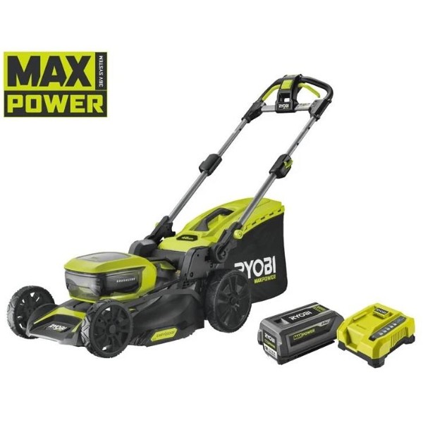Фото - Газонокосарка акумуляторна Ryobi Max Power RY36LMX46A-150 36В (5133004914)