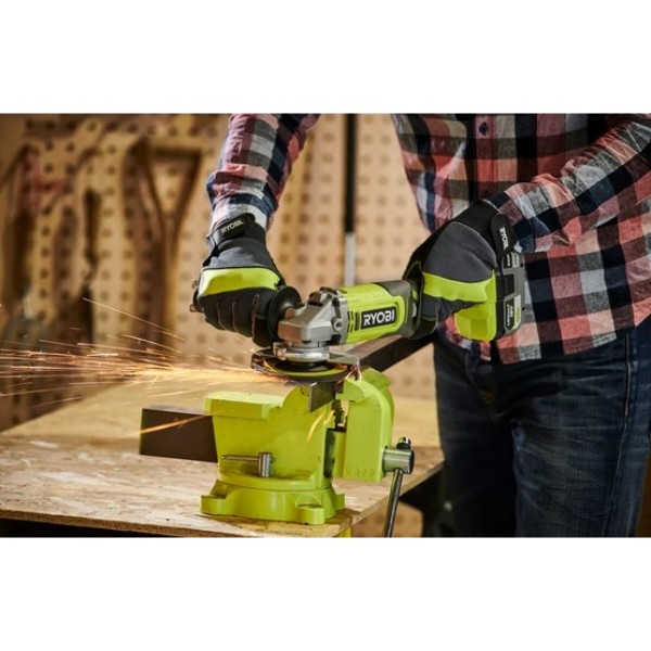 Фото - Болгарка Ryobi ONE+ RAG18125-0 (без АКБ и ЗУ)