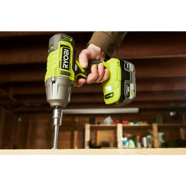 Фото - Гайковерт акумуляторний Ryobi ONE+ RIW18-1C20SA3 (5133005664)