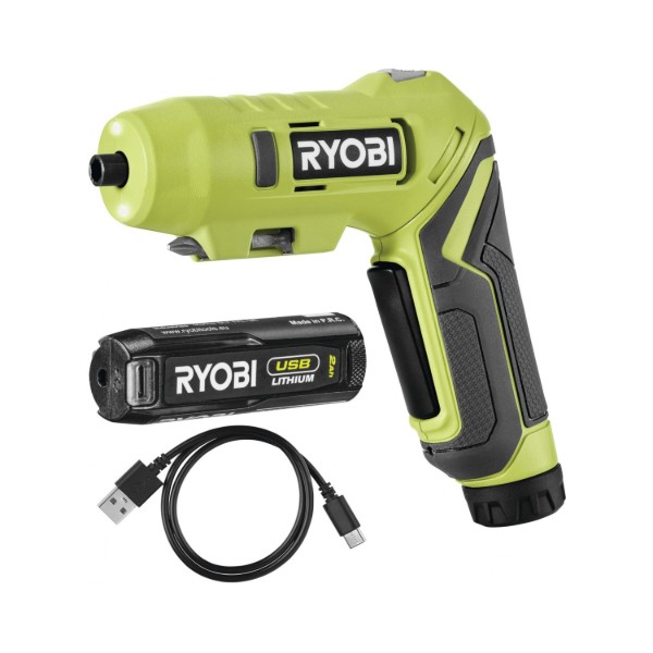Фото - Аккумуляторная отвертка Ryobi RSDP4-120G 4В USB Lithium
