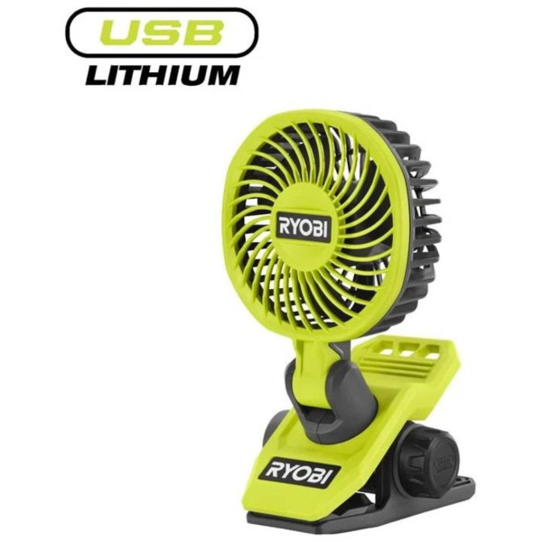Фото - Вентилятор портативний Ryobi USB Lithium RCF4-0 без АКБ та ЗП (5133006130)