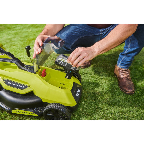 Фото - Газонокосарка акумуляторна Ryobi ONE+ HP RY18LMX33A-0 без АКБ та ЗП (5133006286)
