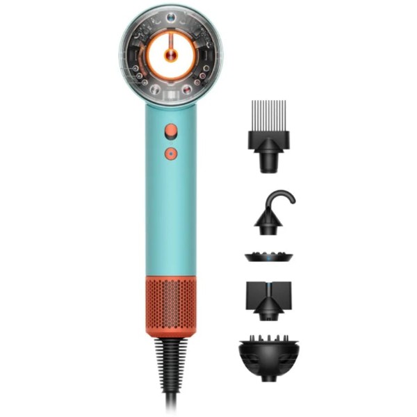 Фото - Фен Dyson HD16 Supersonic Nural Ceramic Patina/Topaz Патіна/Топаз (515276-01)