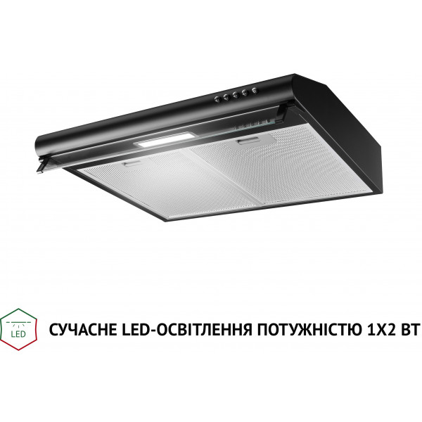 Фото - Вытяжка традиционная Perfelli PL 5144 BL LED
