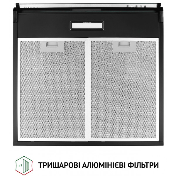 Фото - Вытяжка традиционная Perfelli PL 5144 BL LED