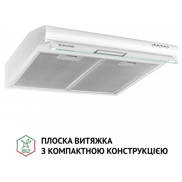 Фото - Вытяжка традиционная Perfelli PL 5144 W LED