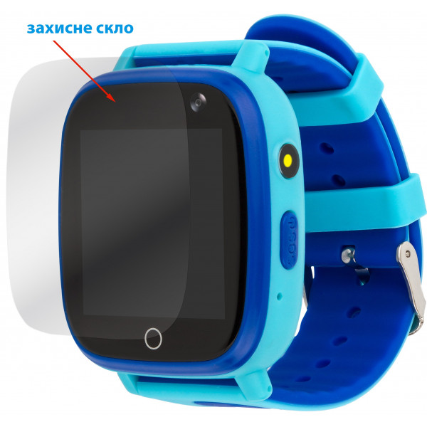 Фото - Дитячий годинник AmiGo GO001 Swimming Camera+LED Blue