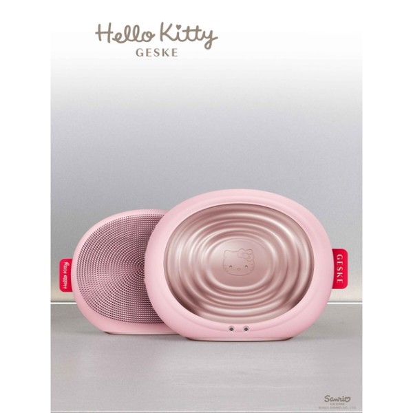 Фото - Щетка для чистки лица GESKE Sonic Thermo Facial Brush 5 в 1 by Hello Kitty (HK000008PI01)